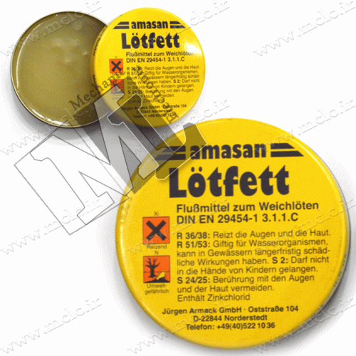 روغن لحیم LOTFETT آلمان - 20گرمی ابزار و مواد لحیمکاری